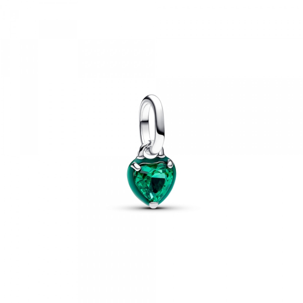 Pandora ME Green Chakra Heart Mini Dangle Charm 