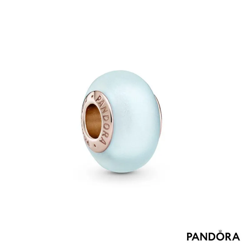 Matte Blue Murano Glass Charm | PANDORA