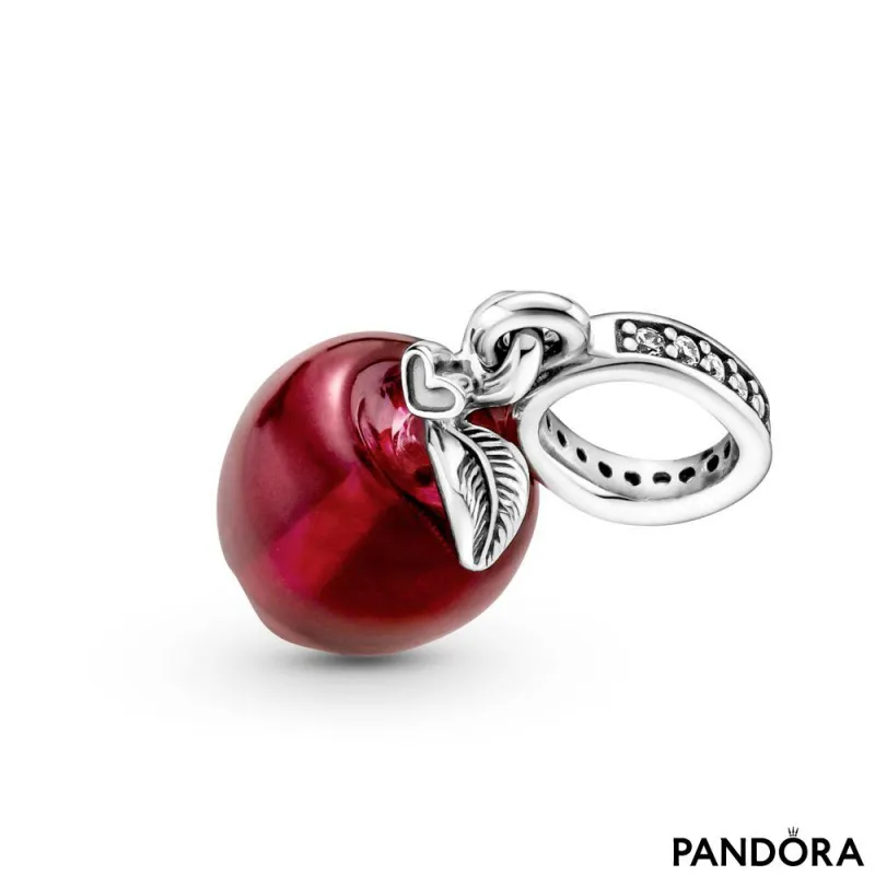 Murano Glass Red Apple Dangle Charm | PANDORA
