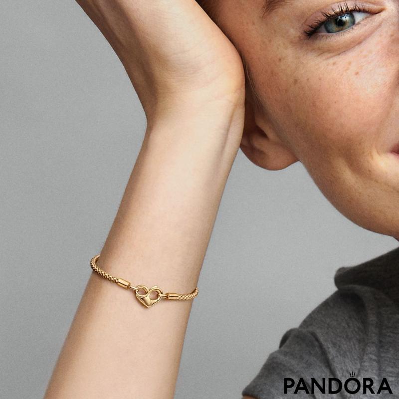 Pandora Moments Studded Chain Bracelet 