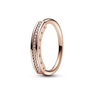 Prsten Pandora Signature I-D pavé