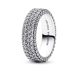 Prsten Pandora Timeless sa tri pavé reda