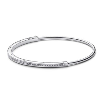 Bangle narukvica Pandora Signature I-D pavé